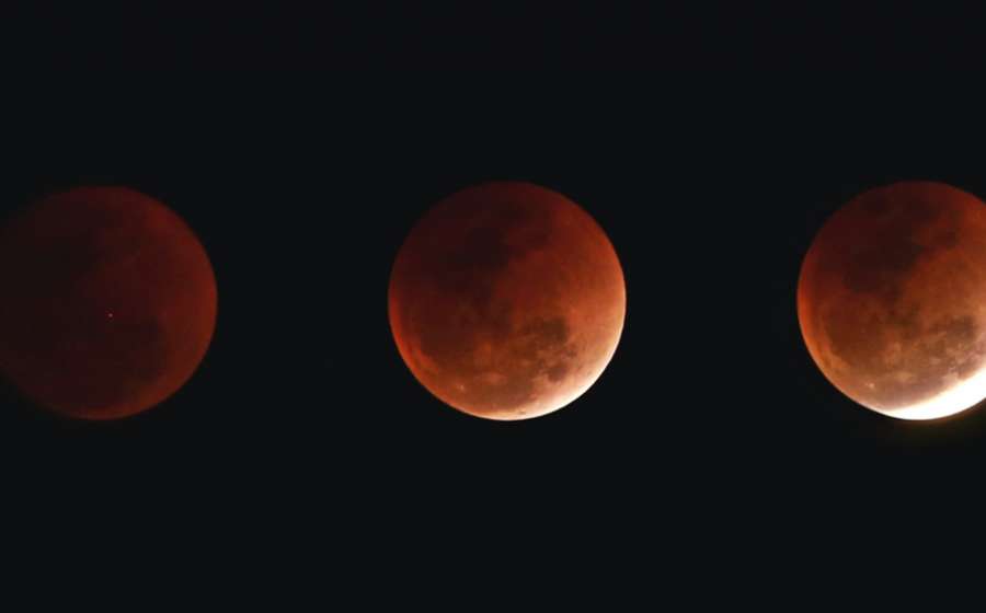 Η Ηλιακή έκλειψη στον Τοξότη στις 4 Δεκεμβρίου 2021.