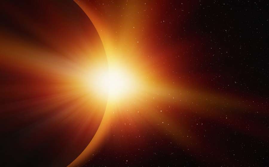 Η Ηλιακή έκλειψη στους Διδύμους στις 10 Ιουνίου 2021.